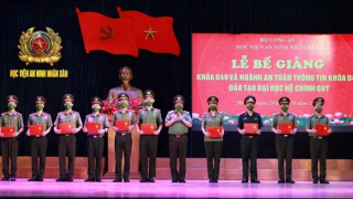 Học viện ANND trao bằng tốt nghiệp cho 314 học viên