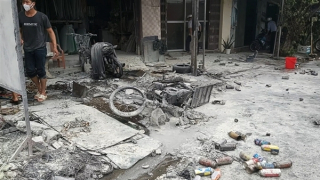 Nhiều bình ga mini phát nổ, các hộ dân gặp họa