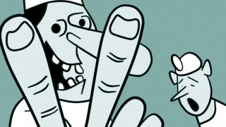 Trong giờ học pháp y