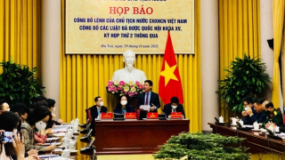 Công bố Lệnh của Chủ tịch nước đối với 2 Luật