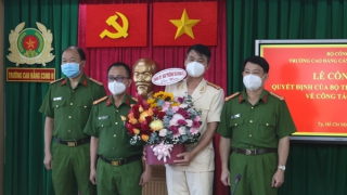 Trường Cao đẳng CSND II có tân Phó Hiệu trưởng