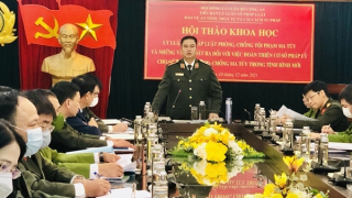 Hoàn thiện cơ sở pháp lý công tác phòng, chống ma tuý