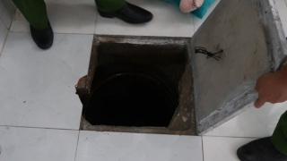 Đào hầm trong phòng ngủ để trốn truy nã