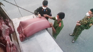 Bắt 2 xe tải vận chuyển 42 tấn hạt cà phê không rõ nguồn gốc