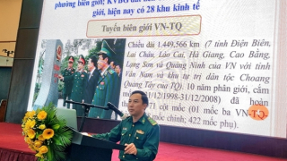 Tập huấn chính sách, pháp luật về bảo vệ biên giới quốc gia