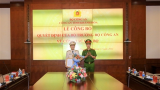 Công an tỉnh Khánh Hòa có tân Phó Giám đốc