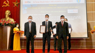 MobiFone nhận danh hiệu Chìa khoá vàng 2021