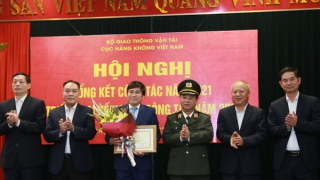 Bộ Công an tặng bằng khen cho Cục Hàng không Việt Nam
