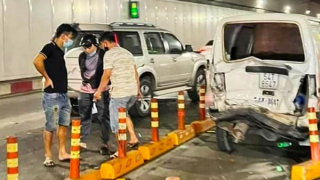 Giải quyết nhanh sự cố va chạm trong hầm vượt sông Sài Gòn