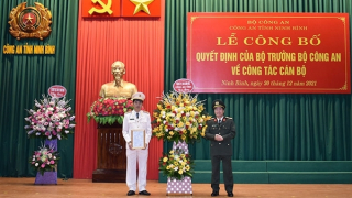 Công an tỉnh Ninh Bình có tân Phó Giám đốc