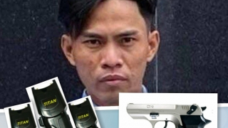 Bảo vệ ngân hàng "biến mất" cùng súng bắn đạn cao su và 3 cây roi điện