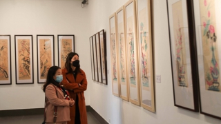 Triển lãm 20 bộ tranh Tứ bình chủ đề "Sắc xuân"