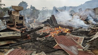 Hỏa hoạn cháy rụi nhà của hộ nghèo ngày cận Tết