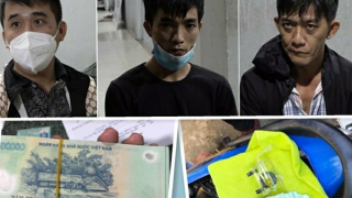 Phá đường dây sản xuất tiêu thụ tiền giả luôn thủ lựu đạn, mã tấu