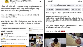 Giả mạo hình ảnh thương tâm của cháu bé để lừa đảo từ thiện