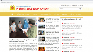 Bộ Công an ra mắt trang thông tin điện tử phổ biến, giáo dục pháp luật