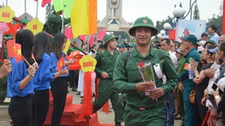 Các địa phương trong cả nước tổ chức giao nhận quân từ ngày 16 - 20/2