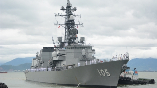 Biên đội tàu huấn luyện đường dài của Nhật thăm Đà Nẵng