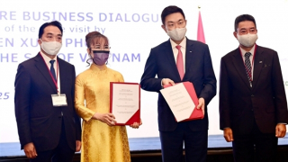Gần 11 tỷ USD cam kết hợp tác giữa doanh nghiệp Việt Nam-Singapore