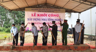 Công an Quảng Trị xây nhà tình nghĩa tặng gia đình liệt sĩ Công an nhân dân