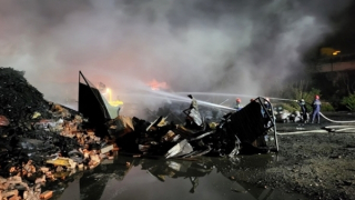 Hỏa hoạn thiêu rụi bãi phế liệu rộng hàng nghìn m2