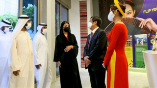 Quốc vương Dubai, Thủ tướng UAE ấn tượng khi thăm Nhà Triển lãm Việt Nam