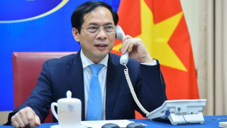 Bộ trưởng Bùi Thanh Sơn điện đàm với Ngoại trưởng Nga và Ukraine