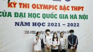 Hơn 600 thí sinh THPT trên toàn quốc lần đầu tham dự kỳ thi Olympic VNU