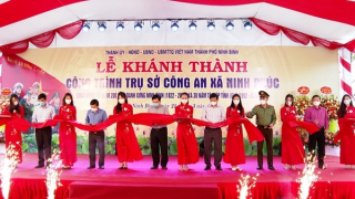 Khánh thành trụ sở Công an xã Ninh Phúc, TP Ninh Bình