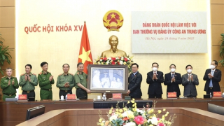 Tăng cường mối quan hệ phối hợp giữa Đảng đoàn Quốc hội và Đảng ủy Công an Trung ương