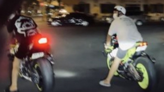 Phạt hành chính nhóm “quái xế” mô tô phân khối lớn "quậy" trên phố đi bộ