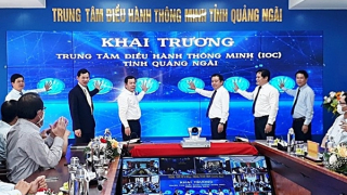 Khai trương Trung tâm điều hành thông minh tỉnh Quảng Ngãi