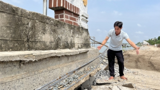 Cận cảnh công trình kè trăm tỷ mới sử dụng đã xảy ra sự cố