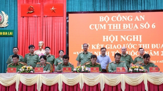 Cụm thi đua số 6 - Bộ Công an ký giao ước thi đua “Vì an ninh Tổ quốc” năm 2022
