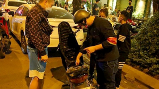 Tạm giữ 15 “tổ lái” lạng lách, đánh võng quanh khu vực địa bàn phố đi bộ