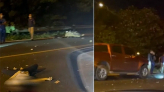 Ngược chiều vào cao tốc, cô gái đi xe máy bị tông tử vong