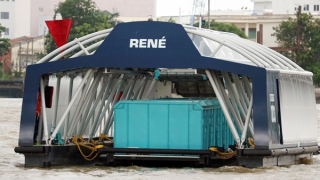 Triển vọng hệ thống thu gom rác nổi trên sông bằng năng lượng mặt trời