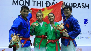 Kurash, môn thể thao lạ “mở hàng” vàng SEA Games rực rỡ cho Việt Nam