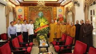 Lãnh đạo Bộ Công an chúc mừng Giáo hội Phật giáo Việt Nam