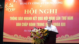 Thông báo nhanh kết quả Hội nghị lần thứ 5 Ban Chấp hành Trung ương Đảng khóa XIII