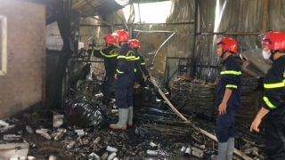 Cháy cơ sở sang chiết gas