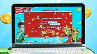 Khách hàng thứ 3 của Number 1 trúng giải thưởng 100 triệu đồng