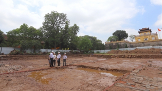 Phát lộ thêm dấu tích kiến trúc hoàng cung Thăng Long