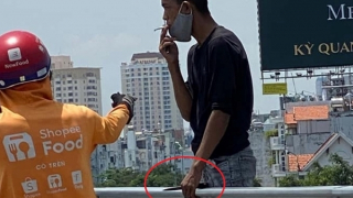 Nam thanh niên cầm dao nhảy cầu Sài Gòn mất tích