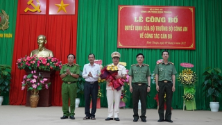 Bổ nhiệm Phó Giám đốc Công an Bình Thuận