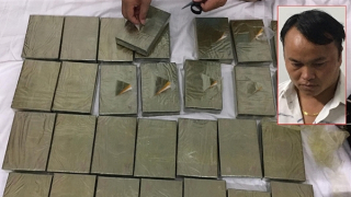 Bắt quả tang đối tượng vận chuyển 30 bánh heroin