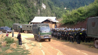 “Chiến đấu” tại điểm nóng Mường Nhé