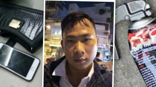 Dùng sơn thay đổi biển số xe rồi mang bình xịt hơi cay đi cướp