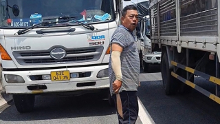 Công an làm việc với tài xế cầm dao dọa chém lái xe cứu thương