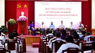 Phát huy tiềm năng văn hóa và con người vùng đất cố đô